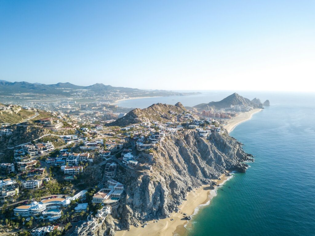 Aerial view of Cabo San Lucas