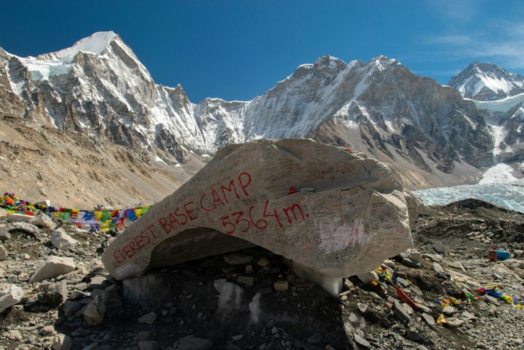 Rock at Everest Base Camp
